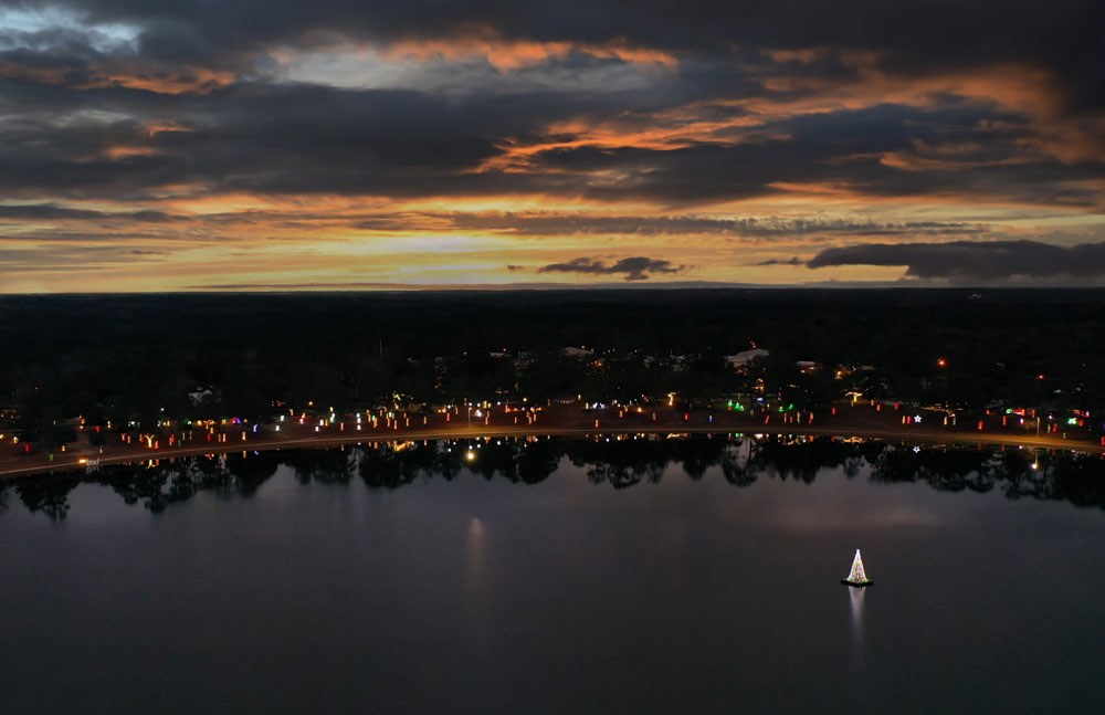 DeFuniak Christmas aerial